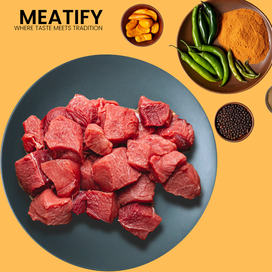 Premium Mutton Boneless Curry Cut- Goat